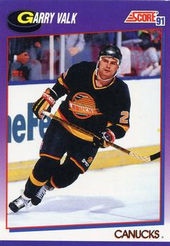 #195 Garry Valk - Vancouver Canucks - 1991-92 Score American Hockey