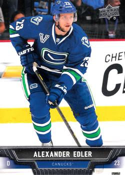#195 Alexander Edler - Vancouver Canucks - 2013-14 Upper Deck Hockey