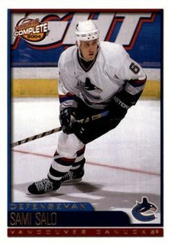 #195 Sami Salo - Vancouver Canucks - 2003-04 Pacific Complete Hockey