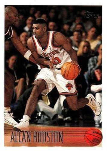 #195 Allan Houston - New York Knicks - 1996-97 Topps Basketball
