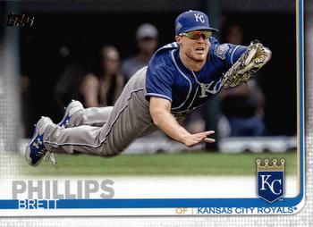 #195 Brett Phillips - Kansas City Royals - 2019 Topps Baseball