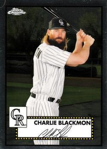 #195 Charlie Blackmon - Colorado Rockies - 2021 Topps Chrome Platinum Anniversary Baseball