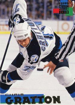 #195 Chris Gratton - Tampa Bay Lightning - 1994-95 Stadium Club Hockey