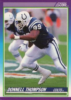 #195 Donnell Thompson - Indianapolis Colts - 1990 Score Football