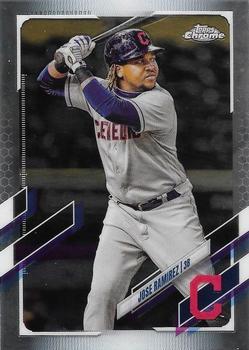 #195 Jose Ramirez - Cleveland Indians - 2021 Topps Chrome Baseball