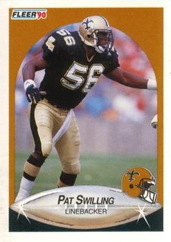 #195 Pat Swilling - New Orleans Saints - 1990 Fleer Football