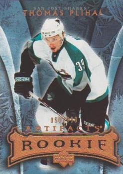 #195 Tomas Plihal - San Jose Sharks - 2007-08 Upper Deck Artifacts Hockey