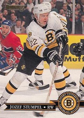 #195 Jozef Stumpel - Boston Bruins - 1995-96 Donruss Hockey