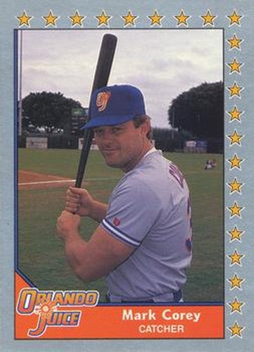 #195 Mark Corey - Orlando Juice - 1990 Pacific Senior League Baseball