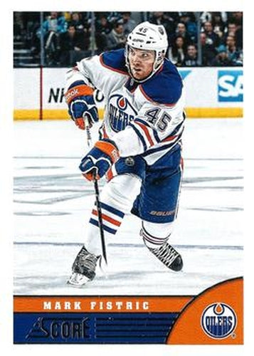 #196 Mark Fistric - Edmonton Oilers - 2013-14 Score Hockey