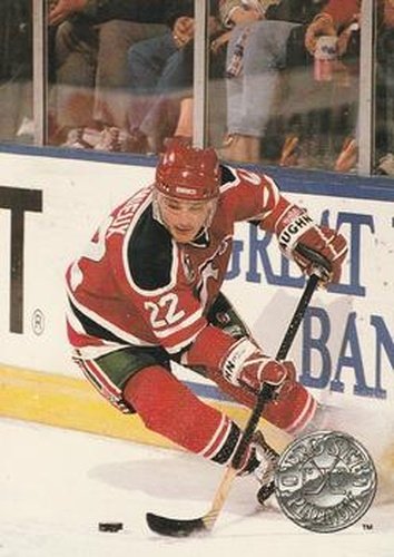 #196 Claude Lemieux - New Jersey Devils - 1991-92 Pro Set Platinum Hockey