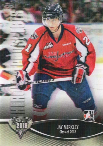 #196 Jay Merkley - Lethbridge Hurricanes - 2012-13 In The Game Heroes and Prospects Hockey