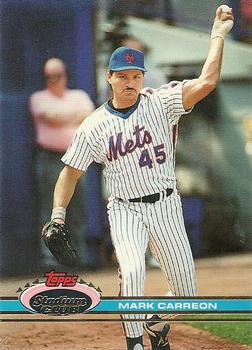 #196 Mark Carreon - New York Mets - 1991 Stadium Club Baseball