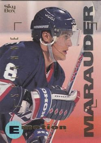 #196 Teemu Selanne - Winnipeg Jets - 1995-96 SkyBox E-Motion Hockey