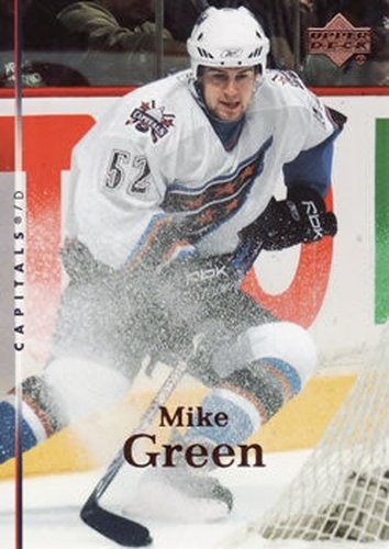 #196 Mike Green - Washington Capitals - 2007-08 Upper Deck Hockey