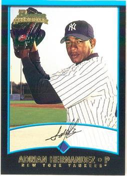 #196 Adrian Hernandez - New York Yankees - 2001 Bowman Baseball