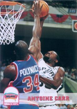 #196 Antoine Carr - San Antonio Spurs - 1993-94 Hoops Basketball