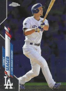 #196 Corey Seager - Los Angeles Dodgers - 2020 Topps Chrome Baseball