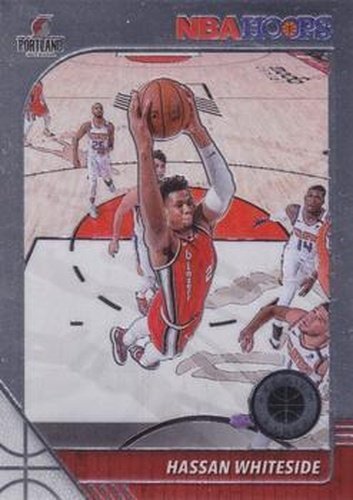 #196 Hassan Whiteside - Portland Trail Blazers - 2019-20 Hoops Premium Stock Basketball