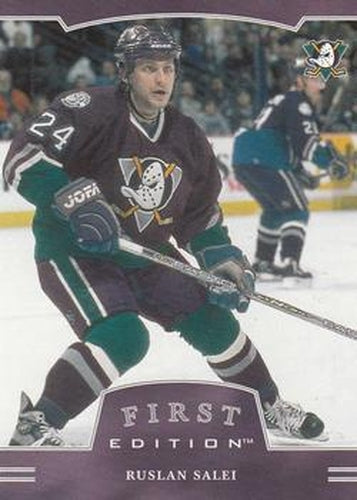 #196 Ruslan Salei - Anaheim Mighty Ducks - 2002-03 Be a Player First Edition Hockey