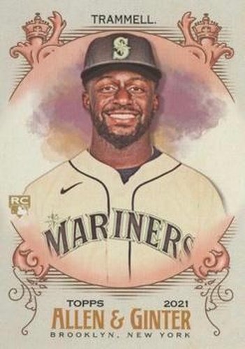 #196 Taylor Trammell - Seattle Mariners - 2021 Topps Allen & Ginter Baseball