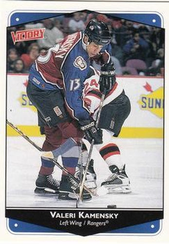 #196 Valeri Kamensky - New York Rangers - 1999-00 Upper Deck Victory Hockey