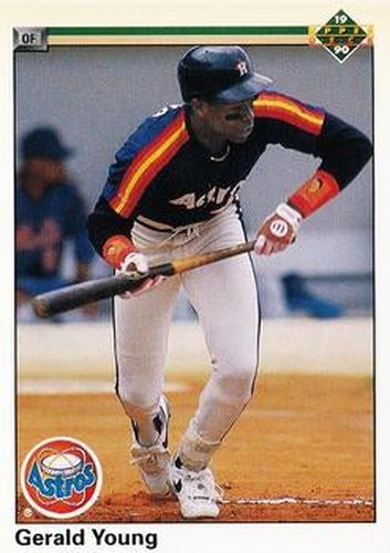 #196 Gerald Young - Houston Astros - 1990 Upper Deck Baseball