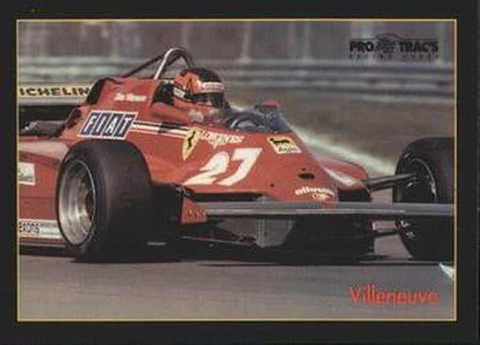 #196 Gilles Villeneuve - Ferrari - 1991 ProTrac's Formula One Racing