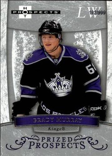 #196 Brady Murray - Los Angeles Kings - 2007-08 Fleer Hot Prospects Hockey