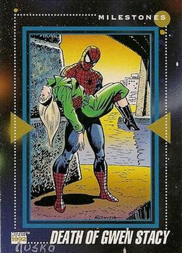 #197 Death of Gwen Stacy - 1992 Impel Marvel Universe