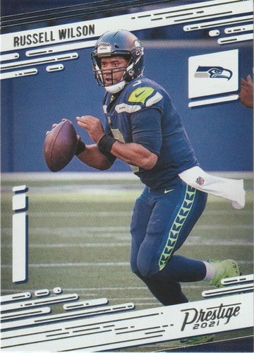 #197 Russell Wilson - Seattle Seahawks - 2021 Panini Prestige Football