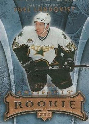 #197 Joel Lundqvist - Dallas Stars - 2007-08 Upper Deck Artifacts Hockey