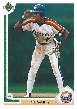 #197 Eric Yelding - Houston Astros - 1991 Upper Deck Baseball