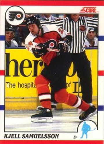 #197 Kjell Samuelsson - Philadelphia Flyers - 1990-91 Score Canadian Hockey