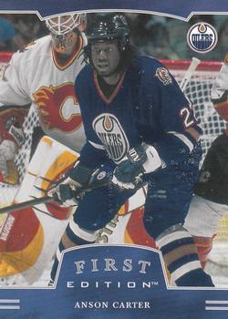 #197 Anson Carter - Edmonton Oilers - 2002-03 Be a Player First Edition Hockey