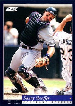 #197 Danny Sheaffer - Colorado Rockies -1994 Score Baseball