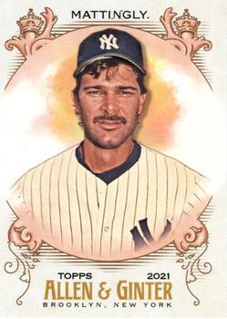 #197 Don Mattingly - New York Yankees - 2021 Topps Allen & Ginter Baseball