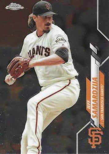 #197 Jeff Samardzija - San Francisco Giants - 2020 Topps Chrome Baseball