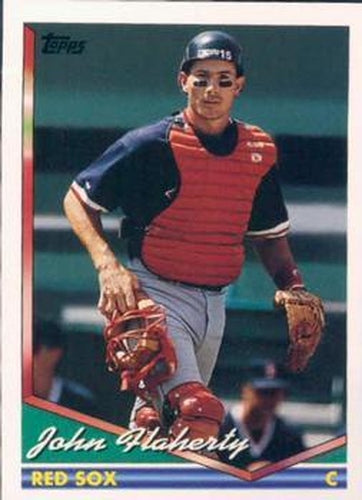 #197 John Flaherty - Boston Red Sox - 1994 Topps Baseball