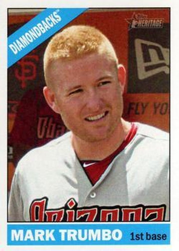 #197 Mark Trumbo - Arizona Diamondbacks - 2015 Topps Heritage Baseball