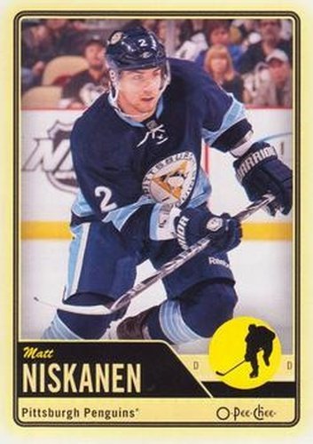 #197 Matt Niskanen - Pittsburgh Penguins - 2012-13 O-Pee-Chee Hockey