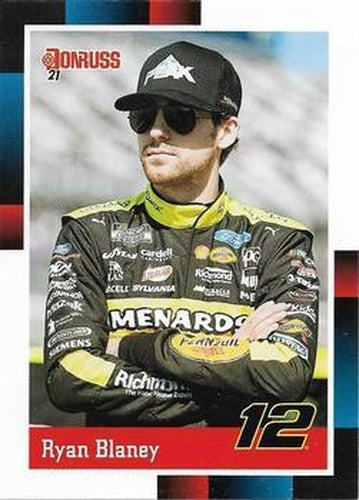 #197 Ryan Blaney - Team Penske - 2021 Donruss Racing