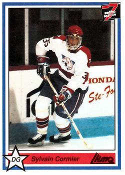 #197 Sylvain Cormier - Victoriaville Tigres - 1990-91 7th Inning Sketch QMJHL Hockey