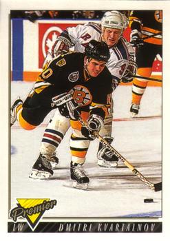 #197 Dmitri Kvartalnov - Boston Bruins - 1993-94 O-Pee-Chee Premier Hockey