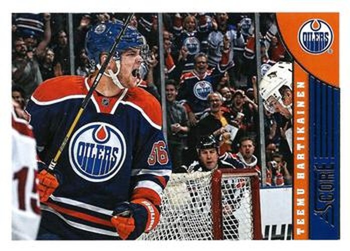 #197 Teemu Hartikainen - Edmonton Oilers - 2013-14 Score Hockey