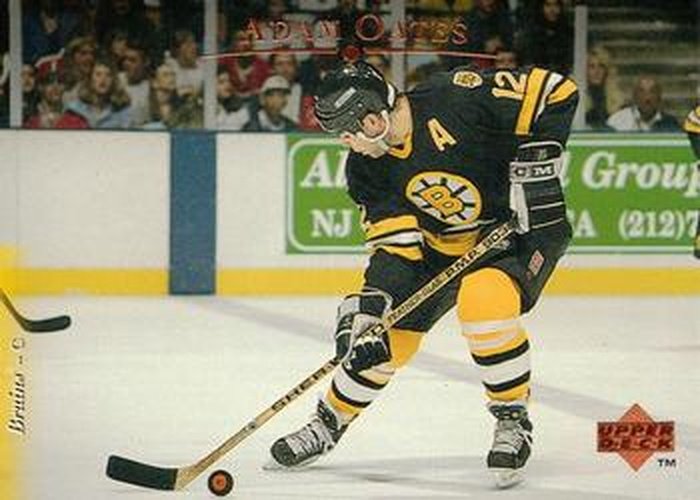 #197 Adam Oates - Boston Bruins - 1995-96 Upper Deck Hockey