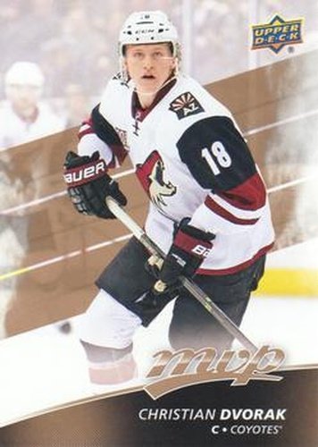 #197 Christian Dvorak - Arizona Coyotes - 2017-18 Upper Deck MVP Hockey