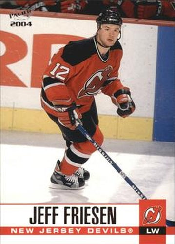 #198 Jeff Friesen - New Jersey Devils - 2003-04 Pacific Hockey