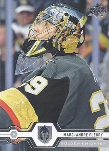#198 Marc-Andre Fleury - Vegas Golden Knights - 2019-20 Upper Deck Hockey