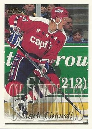 #198 Mark Tinordi - Washington Capitals - 1995-96 Topps Hockey
